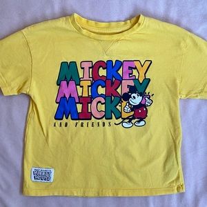Mickey And Friends Yellow 3-4T Shirt